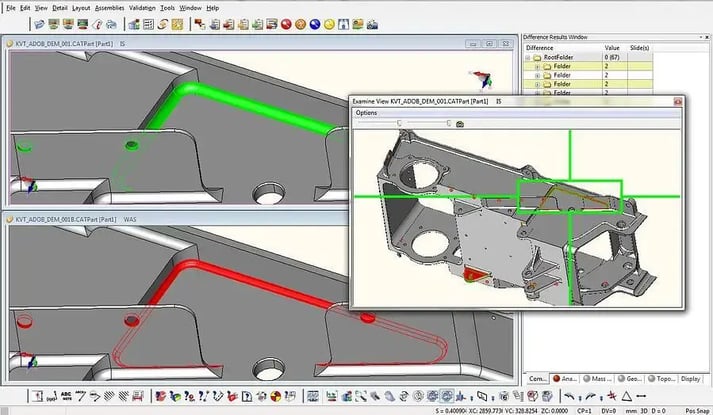 user interface of the Kubotek Validation Tool, a CAD file utility which is now named Kubotek Kosmos Validate
