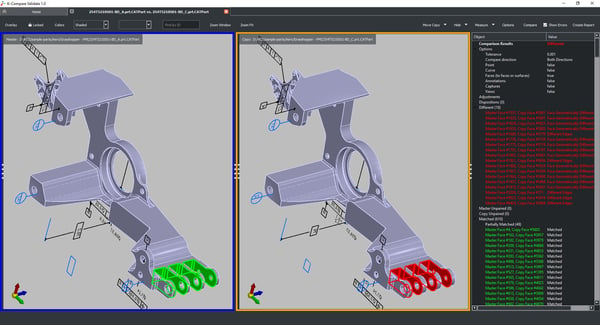 Compare Precise 3D CAD Models 