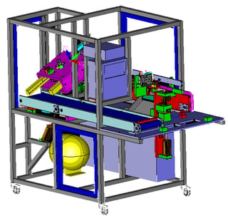 The model pictured is an example of a machine designed and built by Jenco. 