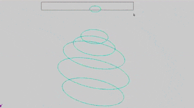 Animated example of lofting function