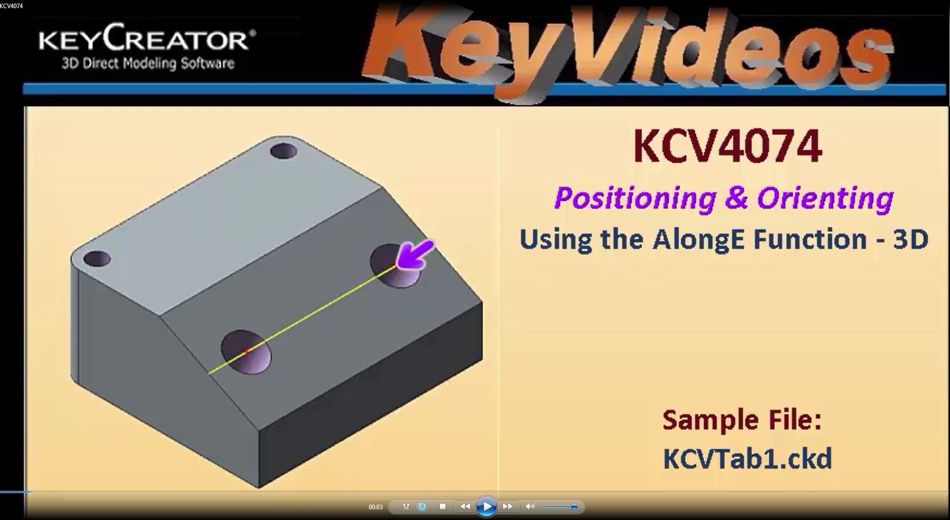 Using the AlongE Function - 3D