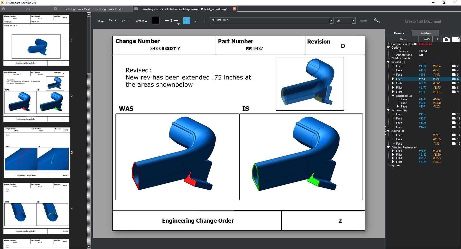 Kubotek Announces All-New Model Revision Comparison Product