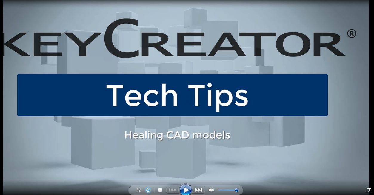Healing CAD Models with KeyCreator