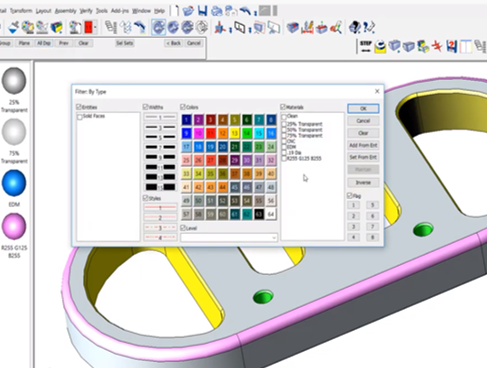 KeyCreator Pro 2021 - Managing Faces with Materials