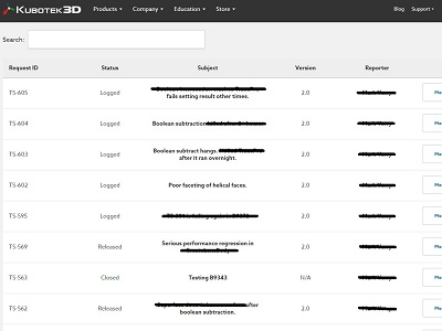 Kubotek3D Support System Upgraded