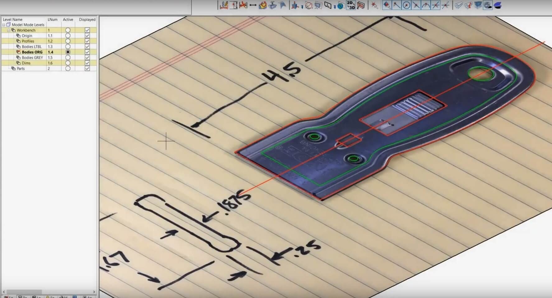 Creating a solid model from an image