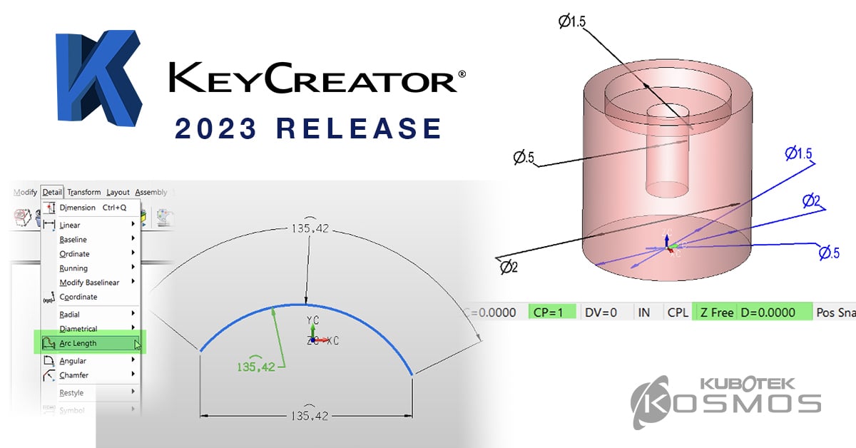 KeyCreator 2023 Software Release Focused on Improved Drafting