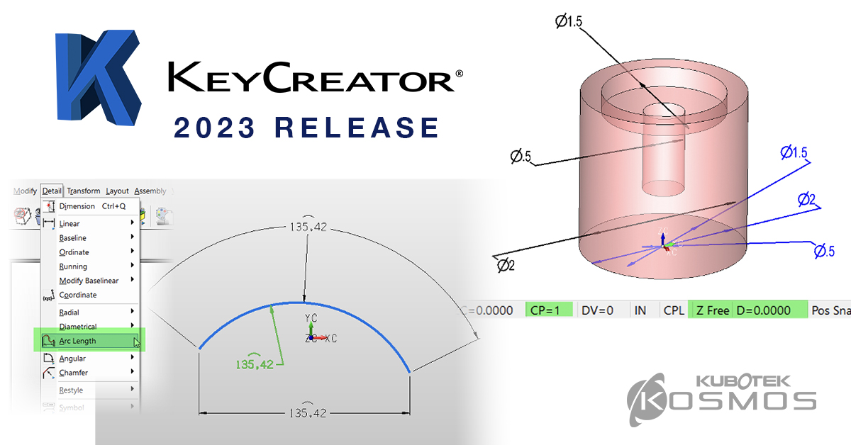 KeyCreator 2023 Software Release Focused on Improved Drafting