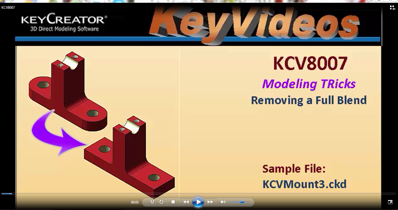 Modeling Trick-- Removing a Full Blend